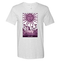 Sun Tarot Card V-Neck T-Shirt