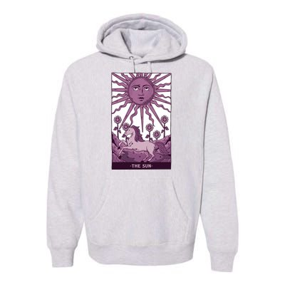 Sun Tarot Card Premium Hoodie