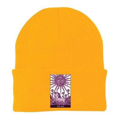 Sun Tarot Card Knit Cap Winter Beanie