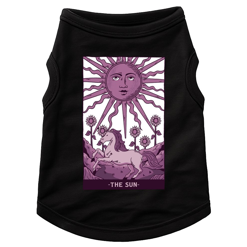 Sun Tarot Card Doggie Tank