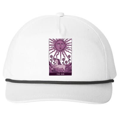 Sun Tarot Card Snapback Five-Panel Rope Hat