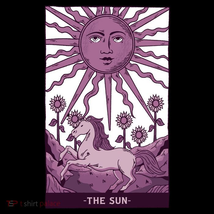 Sun Tarot Card 16 in Basic Backpack
