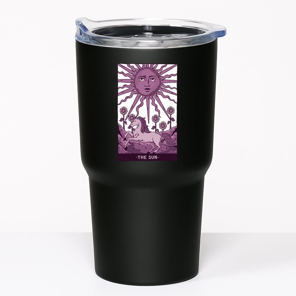 Sun Tarot Card Tumbler
