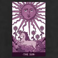 Sun Tarot Card Golf Towel
