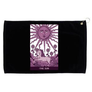 Sun Tarot Card Grommeted Golf Towel