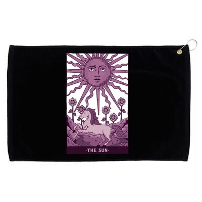 Sun Tarot Card Grommeted Golf Towel