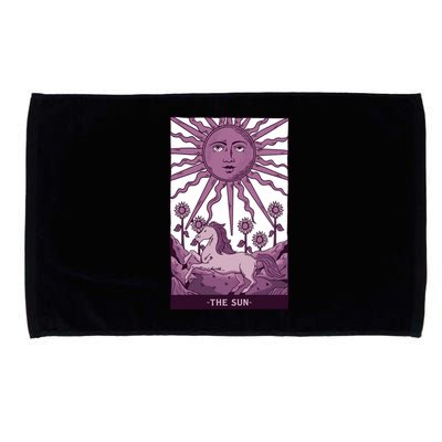 Sun Tarot Card Microfiber Hand Towel