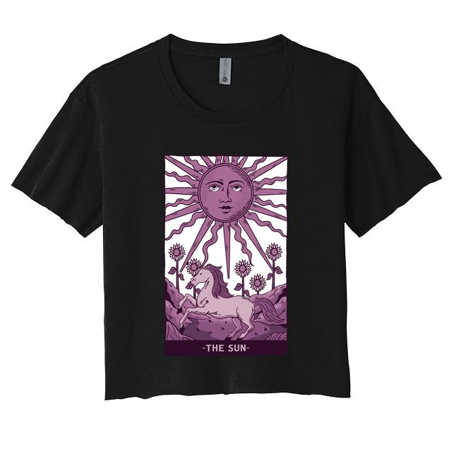 Sun Tarot Card Crop Top