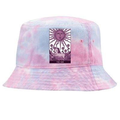 Sun Tarot Card Tie-Dyed Bucket Hat