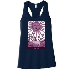 Sun Tarot Card Women's Racerback Tank