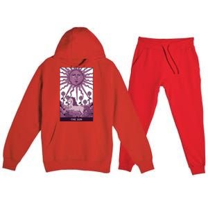 Sun Tarot Card Premium Hooded Sweatsuit Set