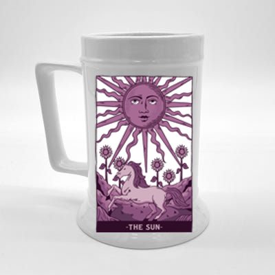 Sun Tarot Card Beer Stein