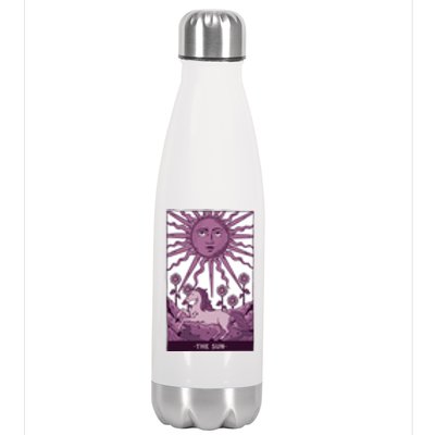 Sun Tarot Card Stainless Steel Insulated Water Bottle