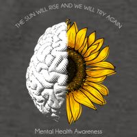 Sun Will Rise We Will Try Again Mental Health Vector Backpack