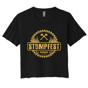 Stumpfest Uprroting Nail Salons Since 2020 Women's Crop Top Tee