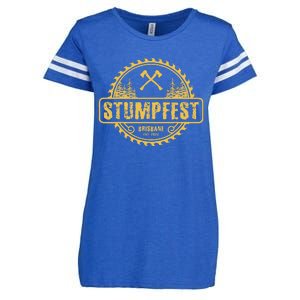 Stumpfest Uprroting Nail Salons Since 2020 Enza Ladies Jersey Football T-Shirt