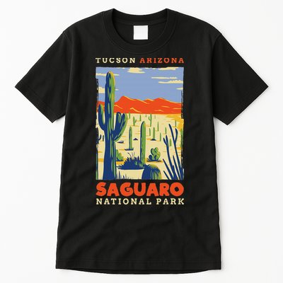 Saguaro Us National Park Tucson Arizona Vintage Tall T-Shirt