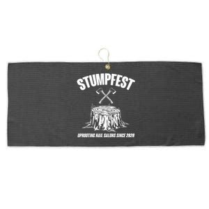 Stumpfest Uprooting Nail Salons Since 2020 Large Microfiber Waffle Golf Towel