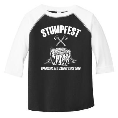 Stumpfest Uprooting Nail Salons Since 2020 Toddler Fine Jersey T-Shirt