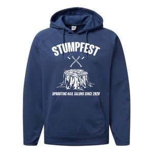 Stumpfest Uprooting Nail Salons Since 2020 Performance Fleece Hoodie