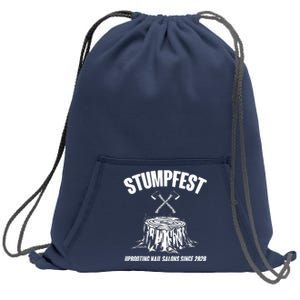 Stumpfest Uprooting Nail Salons Since 2020 Sweatshirt Cinch Pack Bag