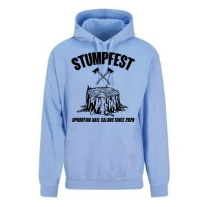 Stumpfest Uprooting Nail Salons Since 2020 Unisex Surf Hoodie