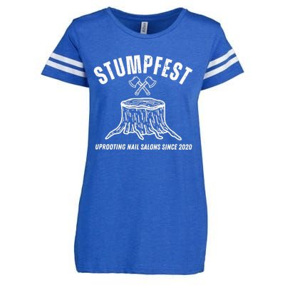 Stumpfest Uprooting Nail Salons Comedy Enza Ladies Jersey Football T-Shirt