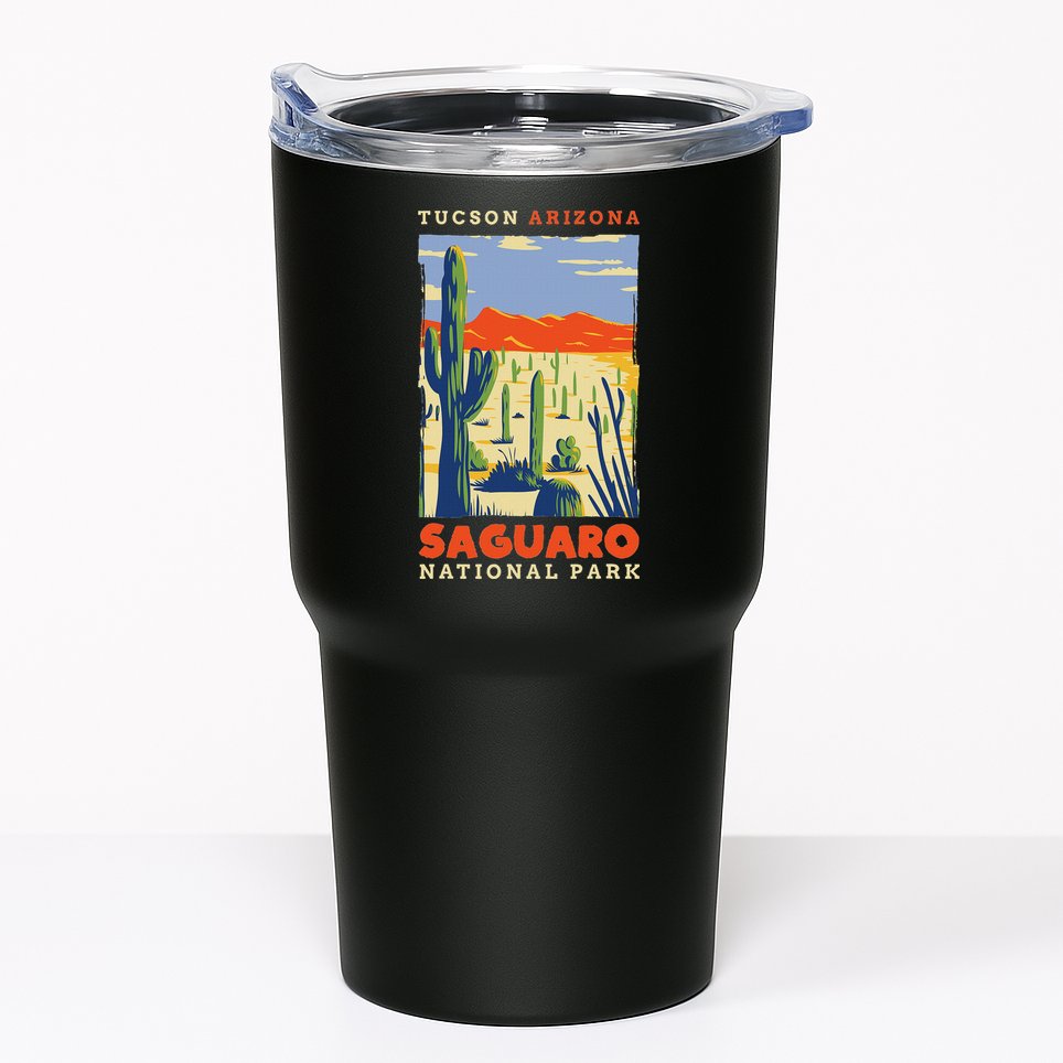 Saguaro Us National Park Tucson Arizona Vintage Gift Tumbler