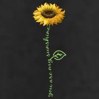 You Are My Sunshine Hippie Sunflower 7 Panel Mesh Trucker Snapback Hat