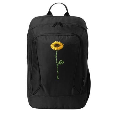 You Are My Sunshine Hippie Sunflower City Backpack