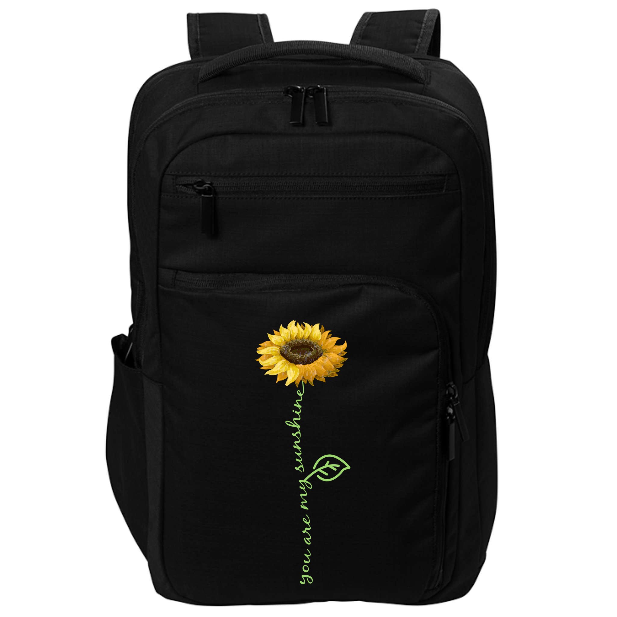 You Are My Sunshine Hippie Sunflower Impact Tech Backpack