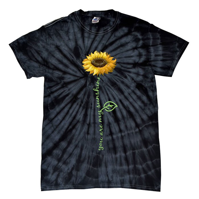 You Are My Sunshine Hippie Sunflower Tie-Dye T-Shirt