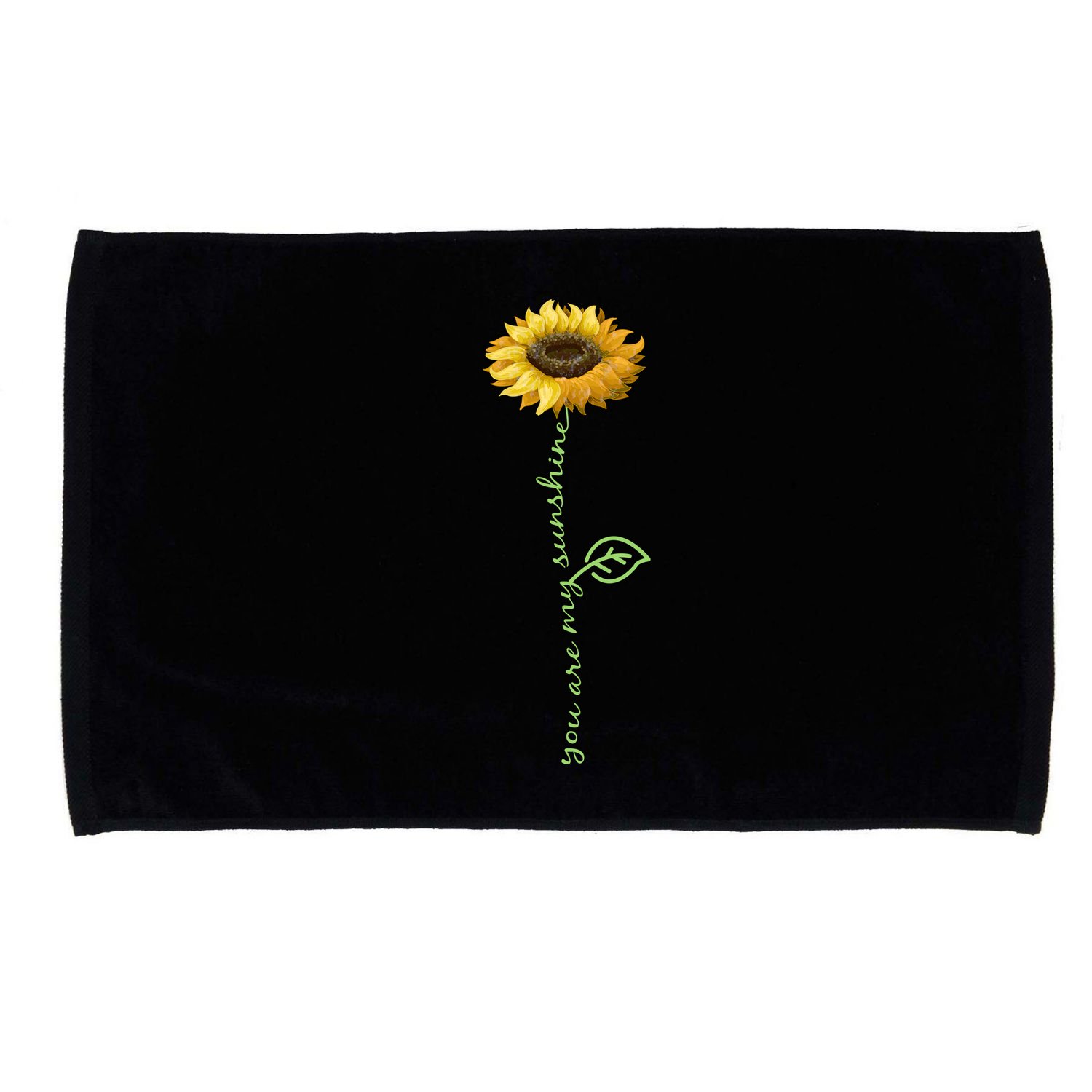 You Are My Sunshine Hippie Sunflower Microfiber Hand Towel