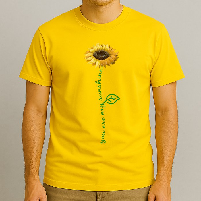 You Are My Sunshine Hippie Sunflower T-Shirt