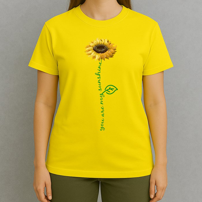 You Are My Sunshine Hippie Sunflower T-Shirt
