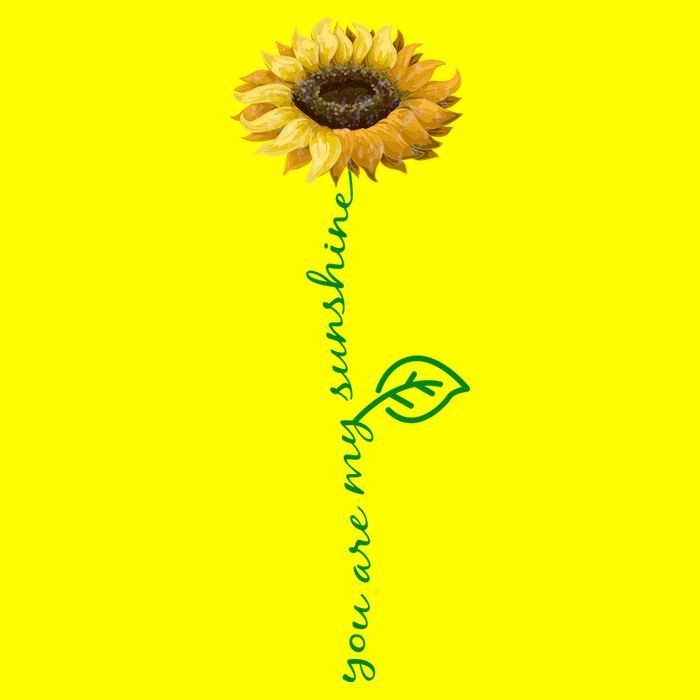 You Are My Sunshine Hippie Sunflower T-Shirt