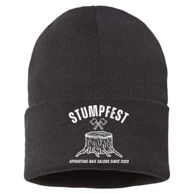 Stumpfest Uprooting Nail Salons Comedy Sustainable Knit Beanie