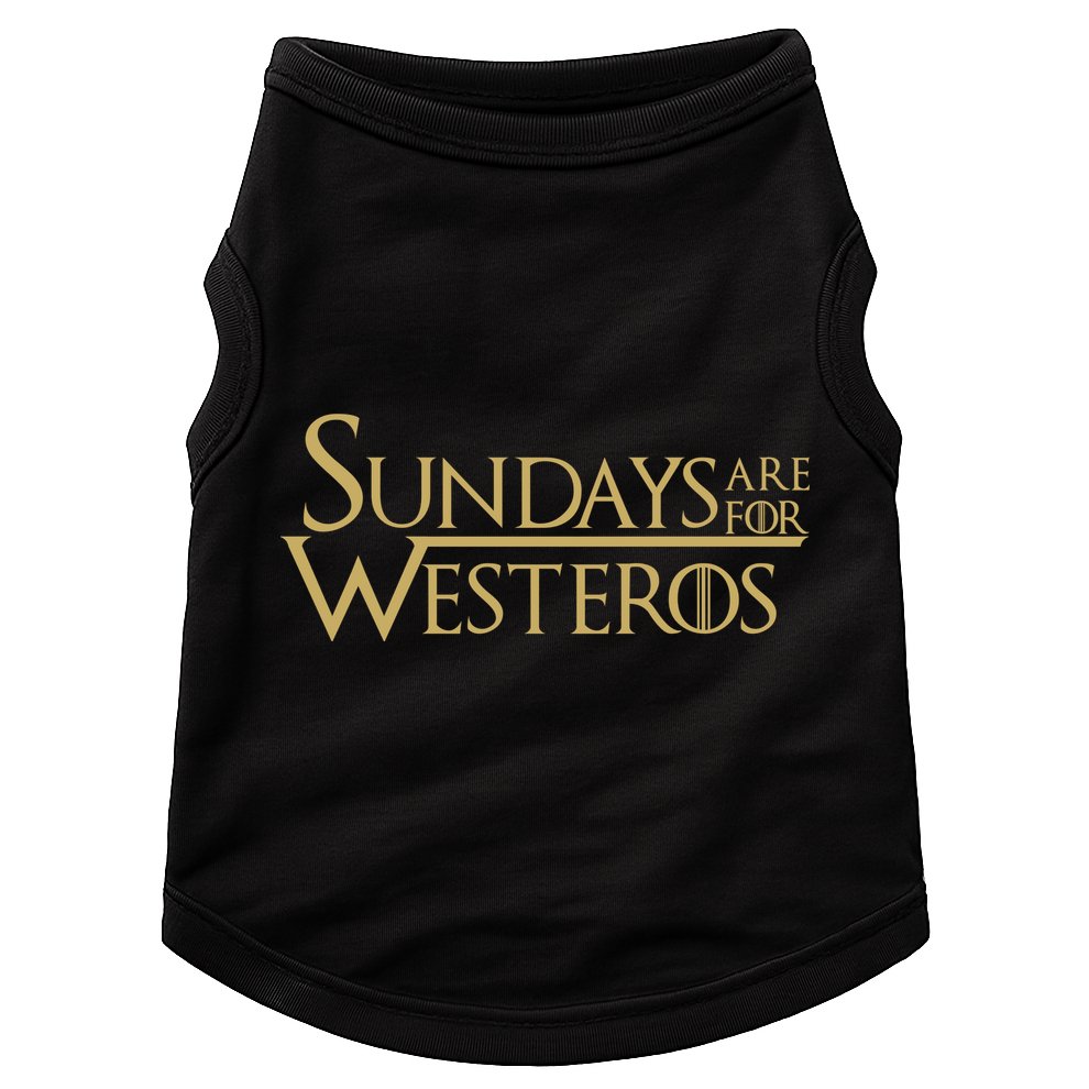 Sundays Are For Westeros Doggie Tank