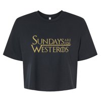 Sundays Are For Westeros Bella+Canvas Jersey Crop Tee