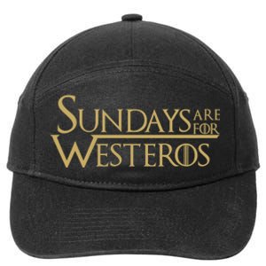 Sundays Are For Westeros 7-Panel Snapback Hat