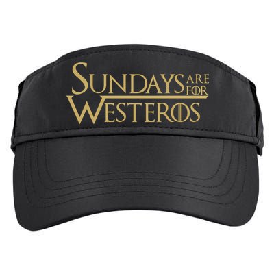 Sundays Are For Westeros Adult Drive Performance Visor