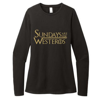 Sundays Are For Westeros Womens CVC Long Sleeve Shirt