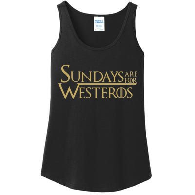 Sundays Are For Westeros Ladies Essential Tank