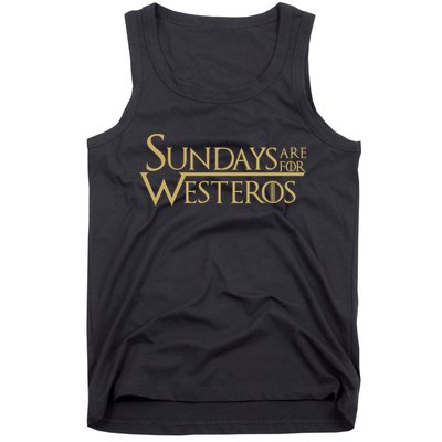 Sundays Are For Westeros Tank Top