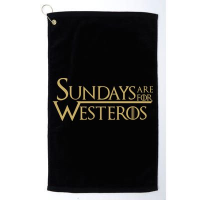 Sundays Are For Westeros Golf Towel
