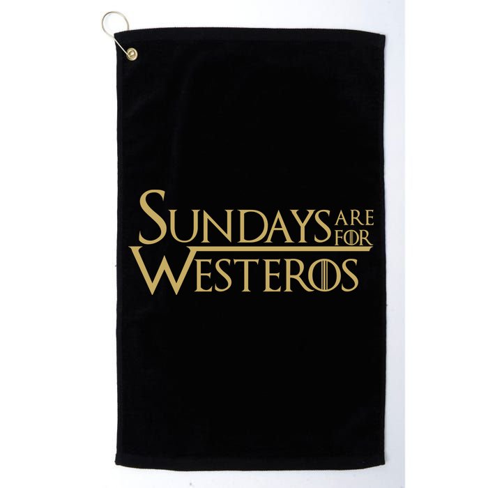 Sundays Are For Westeros Golf Towel