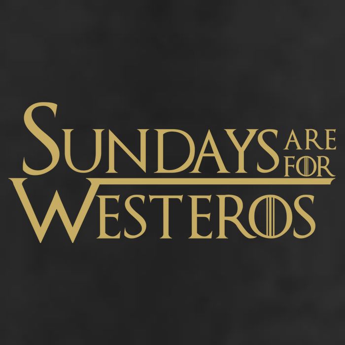 Sundays Are For Westeros Golf Towel