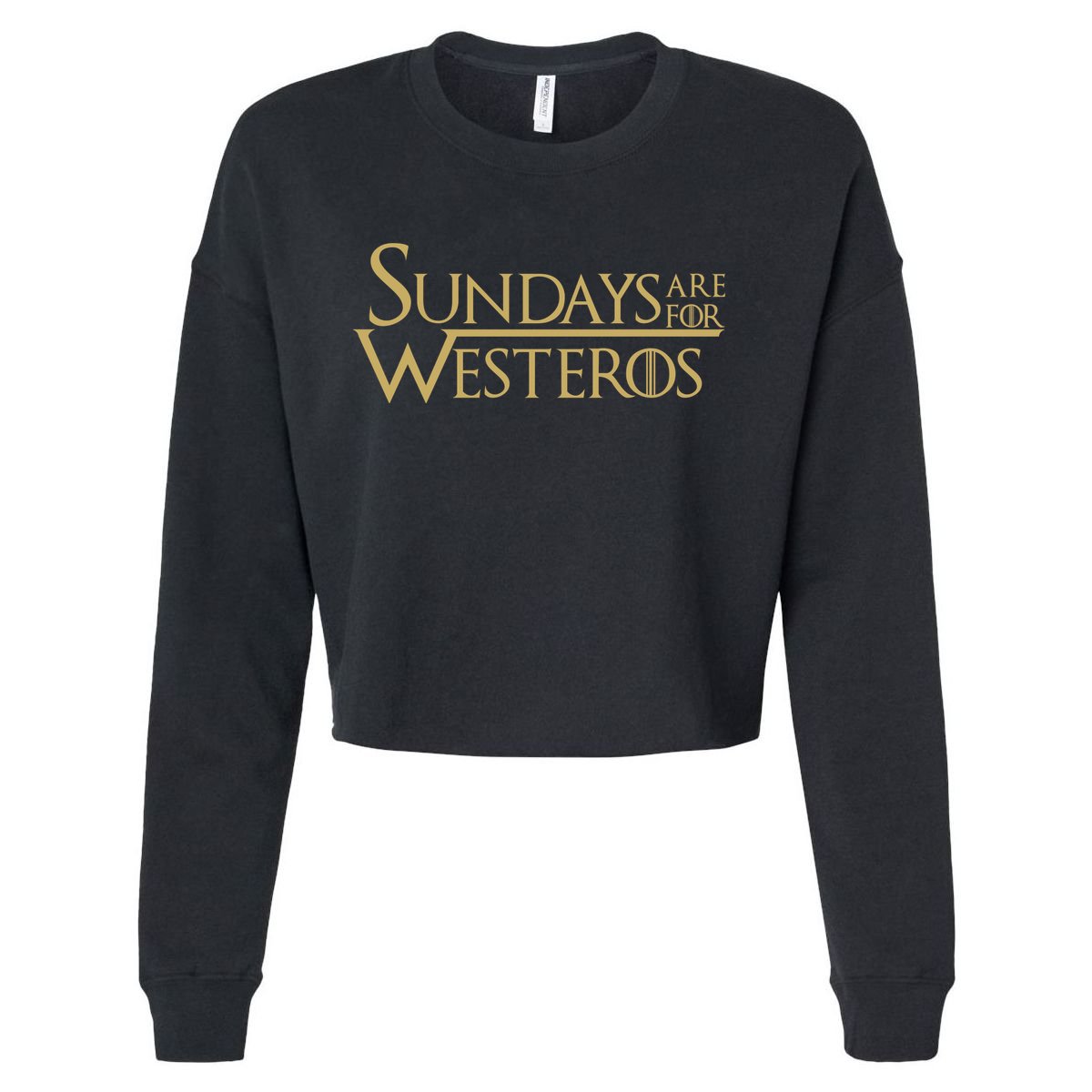 Sundays Are For Westeros Cropped Pullover Crew