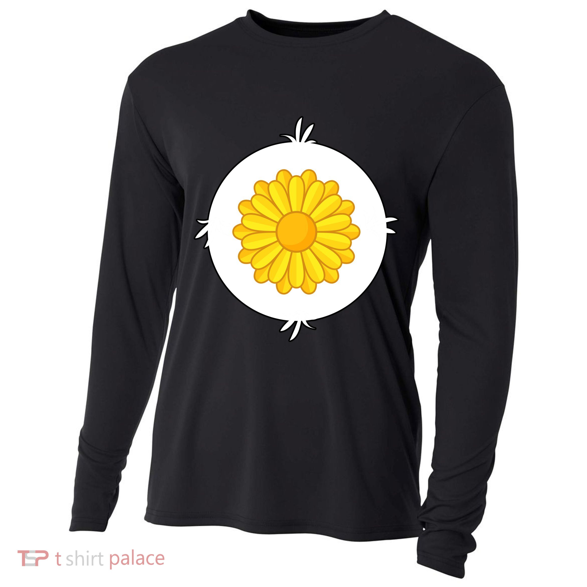 Sunflower Bear Halloween Costume Cooling Performance Long Sleeve Crew