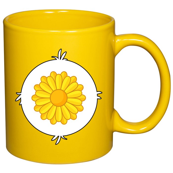 Sunflower Bear Halloween Costume 11oz C Handle Ceramic Mug